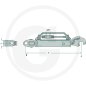 Preview: Hydraulischer Oberlenker KAT 4 45 Fanghaken Gabelgelenk 802 1102 mm