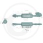 Preview: Hydraulischer Oberlenker Case Puma CVX KAT 3 32 740 920 mm