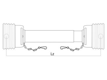 Gelenkwellenschutz universell GARDLOC 950mm Größe Groß