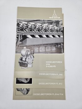 Preview: Übersicht von alte Deutz Motoren Typenblatt Technische Daten