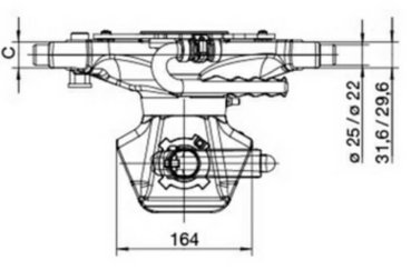 Rockinger Anhängekupplung ohne Stecker nicht automatisch 330mm