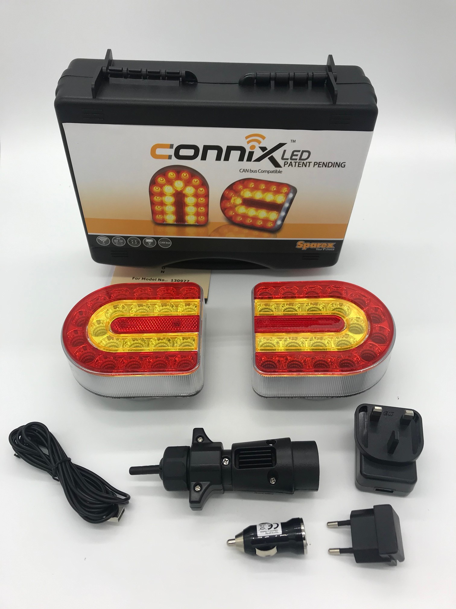 Connix CAN BUS fähig Leuchtensatz kabellos Funk Magnet Anhänger Leuchten  Rücklicht - Schlepperteile Spezialist Steyr Fendt Case IHC