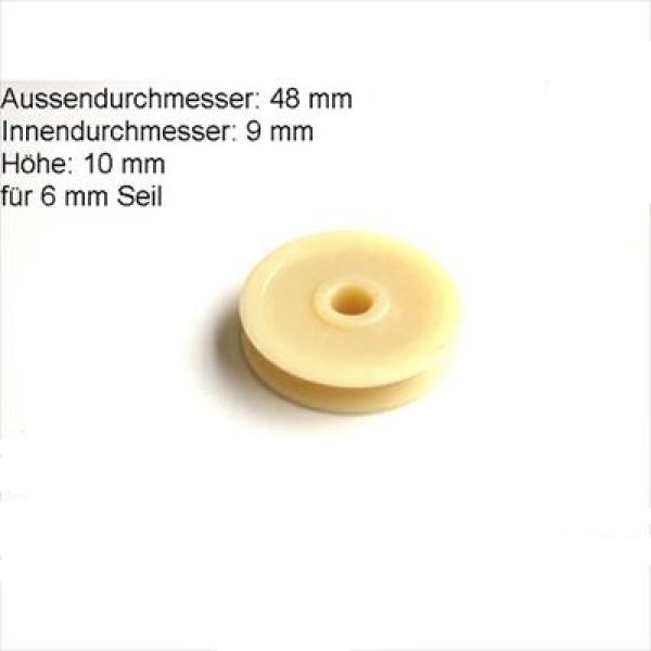 Stoll Frontlader PVC Rolle Seilrolle