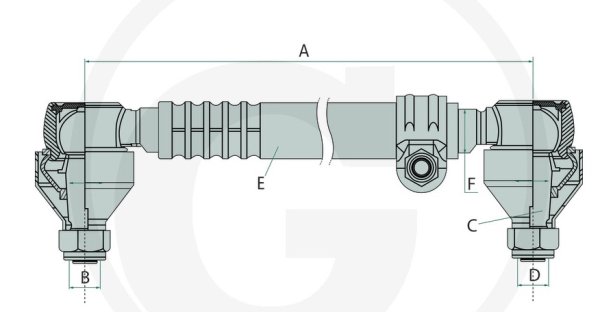 Lenkstange passend für Deutz Traktor D25 D30