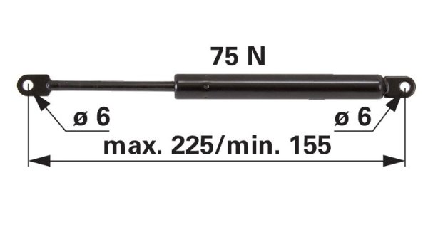 Gasdruckdämpfer Motorhaube Maxxum 5120 5130 5150 5220 5230 5240 5250