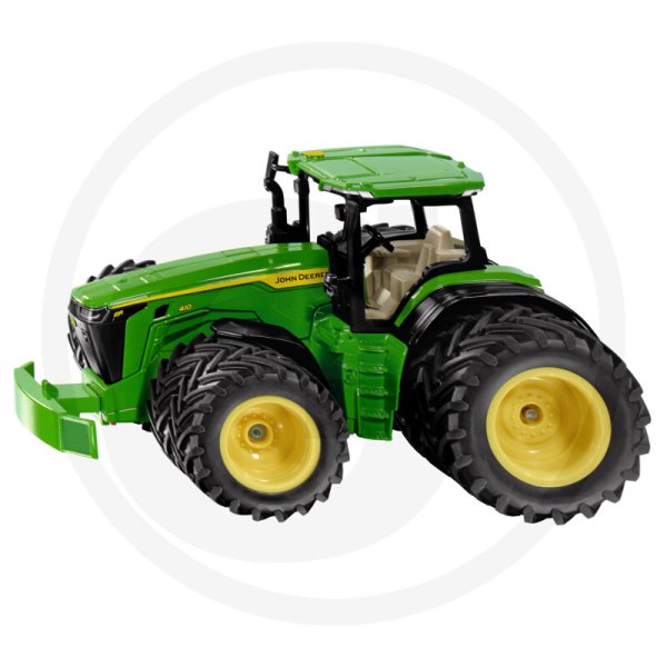 Spielzeug Traktor Schlepper Siku John Deere 8R 410 mit Doppelbereifung