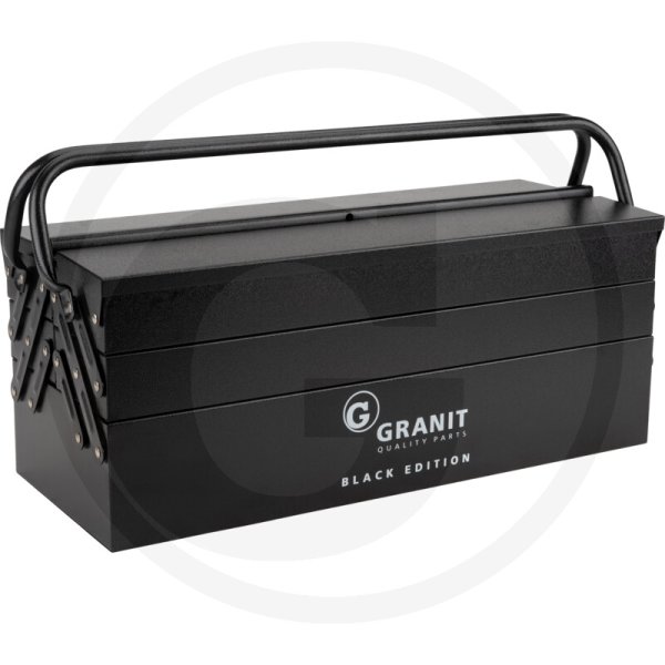 GRANIT BLACK EDITION Heavy Duty Werkzeugkasten bestückt 54 Teile