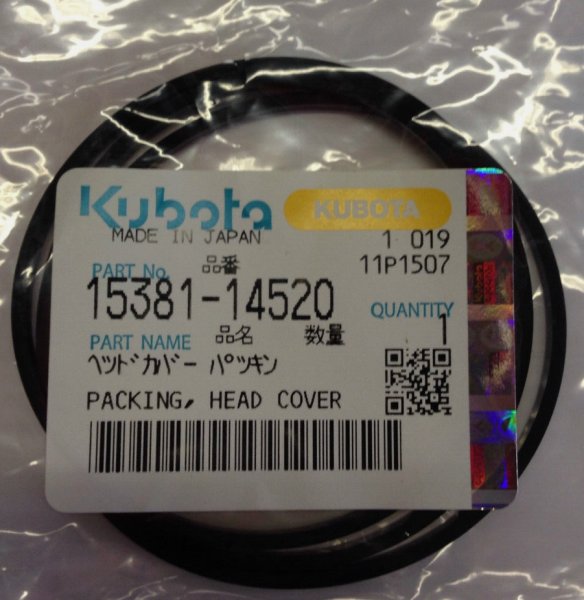 Kubota Dichtung Ventildeckel Zylinder 15381-14520 D850 Hoftrac Schäffer