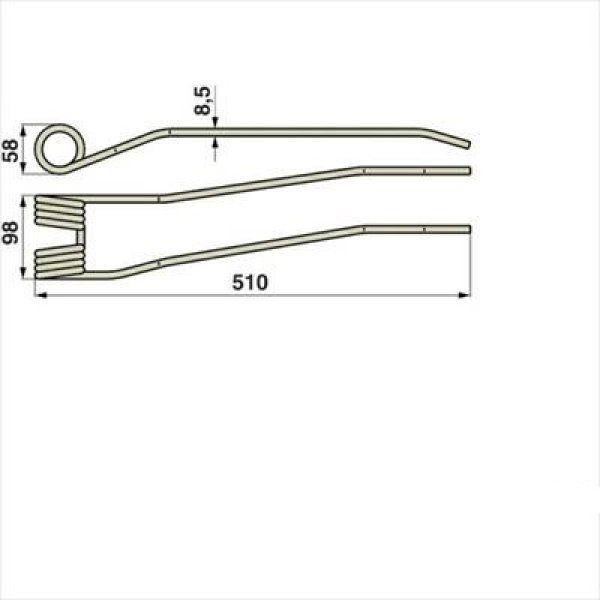 Kreiselschwader Zinken TOP 28 33 38 45 60 66 SK242