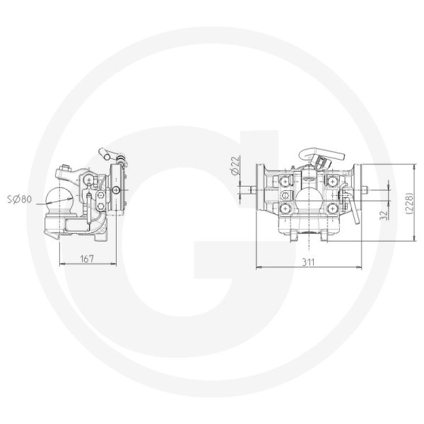 Sauermann Innenteil Schlittenbreite 311 mm K80 770HS1266K