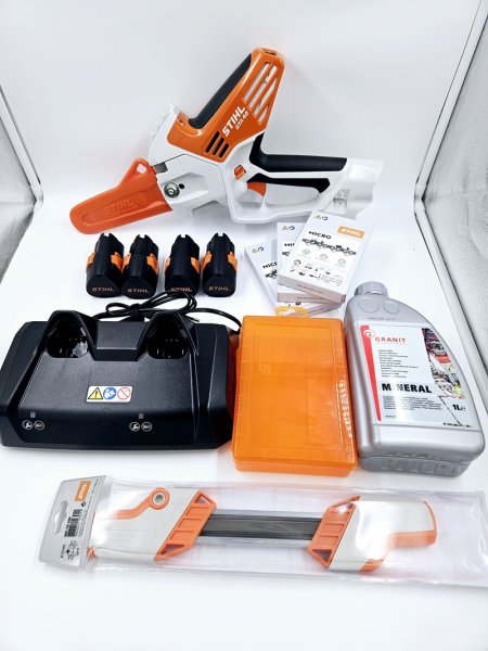 STIHL GTA40 GTA 40 mit 4x Akku AS2 3x Kette und Zubehör GA040116910