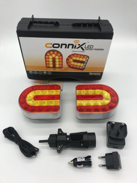Connix CAN BUS fähig Leuchtensatz kabellos Funk Magnet Anhänger Leuchten  Rücklicht