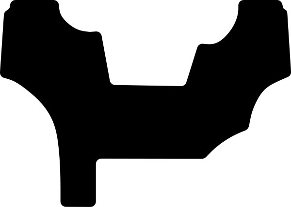 Fußmatte Massey Ferguson MF 4707 ab Baujahr 2017 Velour