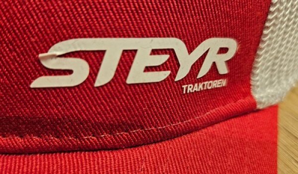Steyr Kappe Cap rot Netzkappe 1x B Ware