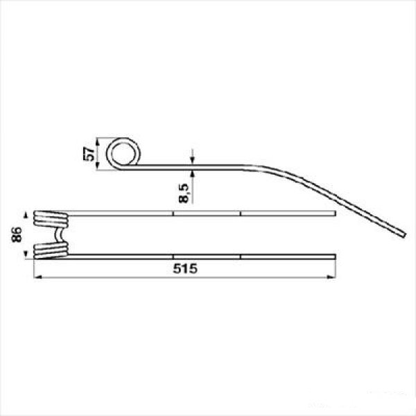 Kreiselschwader Zinken FELLA TS286