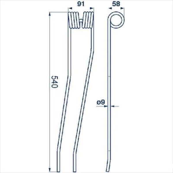 Kreiselschwader Zinken TS 230 250 280 285 300 310 312 325D