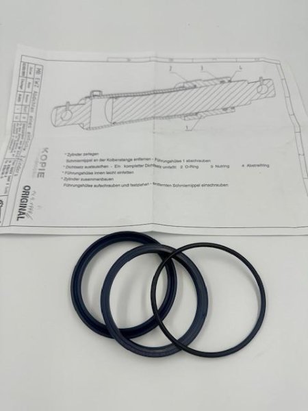 Dichtsatz Hauer Frontlader Hubzylinder 65mm einfachwirkender Zylinder